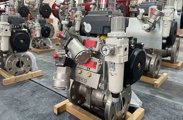 Geko, Guotai Dacheng Karbon Fiber Projesine Pnömatik Küresel Vanalar Sağladı