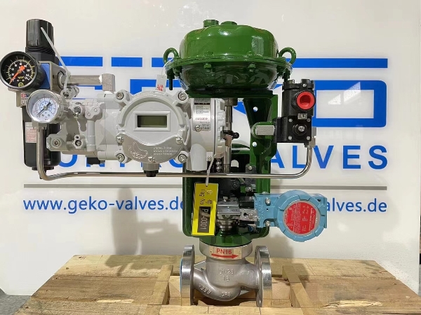 Pnömatik Diyafram Akıllı Basınç Dengeli Soğutma Düşük Gürültülü Tek Koltuklu Kontrol Vanası