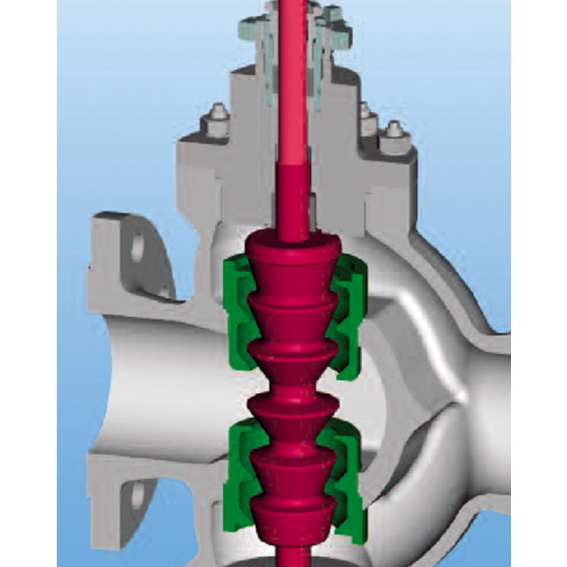 cage type double seat regulating valve