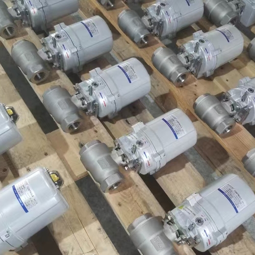 2 pcs ball valve with actuator