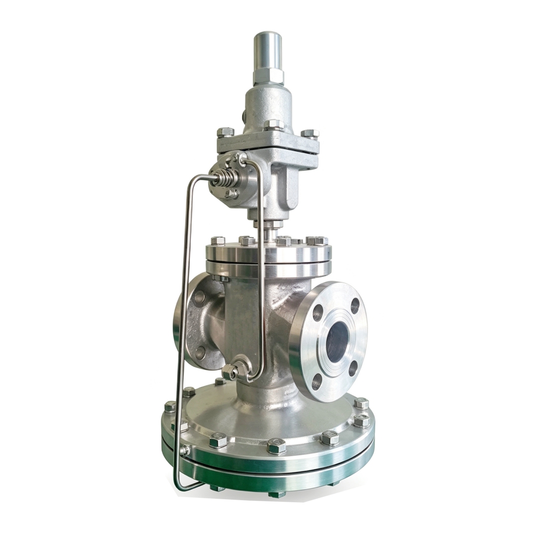 self-regulating pressure reducing valve for purge gas service