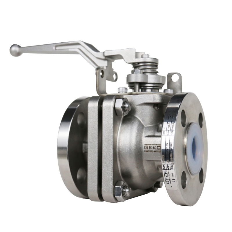PFA lined ball valve